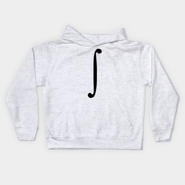 integral symbol Kids Hoodie by samzizou